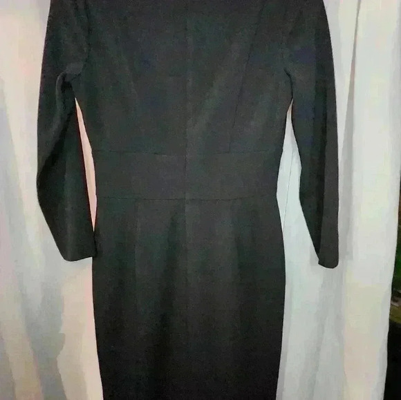 DKNY Black 3/4 Sleeve Dress Size 2 - Picture 2 of 6